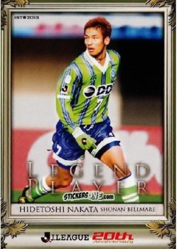 Figurina Hidetoshi Nakata - J. League Official Trading Cards 2013
 n. 261 - NO EDITOR