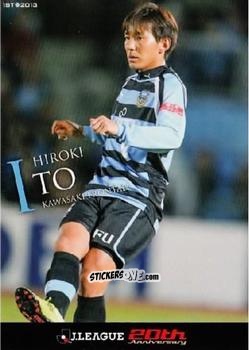 Sticker Hiroki Ito - J. League Official Trading Cards 2013
 n. 49 - NO EDITOR