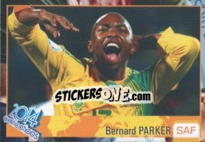 Sticker Bernard Parker - Kvalifikacije za svetsko fudbalsko prvenstvo 2014 - G.T.P.R School Shop