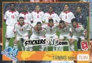 Sticker Team - Kvalifikacije za svetsko fudbalsko prvenstvo 2014 n. 11 - G.T.P.R School Shop