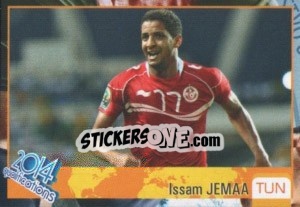 Sticker Issam Jemaa - Kvalifikacije za svetsko fudbalsko prvenstvo 2014 n. 12 - G.T.P.R School Shop