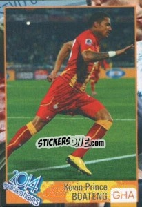 Sticker Kevin-Prince Boateng - Kvalifikacije za svetsko fudbalsko prvenstvo 2014 n. 24 - G.T.P.R School Shop