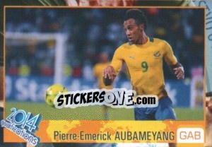 Sticker Pierre-Emerick Aubameyang - Kvalifikacije za svetsko fudbalsko prvenstvo 2014 n. 33 - G.T.P.R School Shop