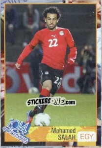 Sticker Mohamed Salah - Kvalifikacije za svetsko fudbalsko prvenstvo 2014 - G.T.P.R School Shop