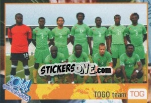 Sticker Team - Kvalifikacije za svetsko fudbalsko prvenstvo 2014 n. 55 - G.T.P.R School Shop