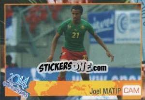 Sticker Joel Matip - Kvalifikacije za svetsko fudbalsko prvenstvo 2014 n. 57 - G.T.P.R School Shop