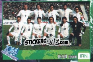 Sticker Team - Kvalifikacije za svetsko fudbalsko prvenstvo 2014 n. 65 - G.T.P.R School Shop