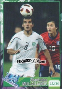Sticker Shavkat Mulladzhanov - Kvalifikacije za svetsko fudbalsko prvenstvo 2014 - G.T.P.R School Shop
