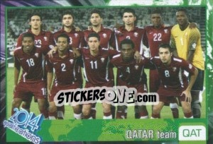 Sticker Team - Kvalifikacije za svetsko fudbalsko prvenstvo 2014 n. 77 - G.T.P.R School Shop
