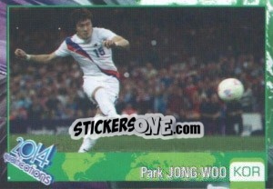 Sticker Park Jong-Woo - Kvalifikacije za svetsko fudbalsko prvenstvo 2014 n. 85 - G.T.P.R School Shop