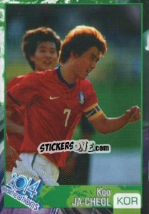 Sticker Koo Ja-Cheol - Kvalifikacije za svetsko fudbalsko prvenstvo 2014 n. 92 - G.T.P.R School Shop