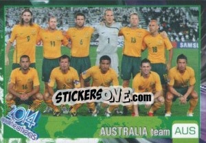 Sticker Team - Kvalifikacije za svetsko fudbalsko prvenstvo 2014 n. 109 - G.T.P.R School Shop