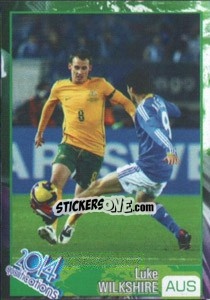 Sticker Luke Wilkshire - Kvalifikacije za svetsko fudbalsko prvenstvo 2014 - G.T.P.R School Shop