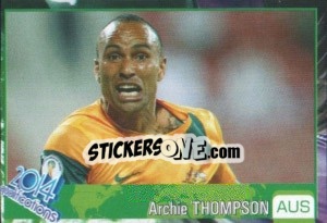 Sticker Archie Thompson - Kvalifikacije za svetsko fudbalsko prvenstvo 2014 - G.T.P.R School Shop