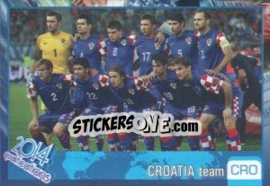 Sticker Team - Kvalifikacije za svetsko fudbalsko prvenstvo 2014 - G.T.P.R School Shop