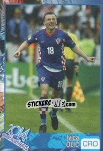 Sticker Ivica Olic - Kvalifikacije za svetsko fudbalsko prvenstvo 2014 - G.T.P.R School Shop