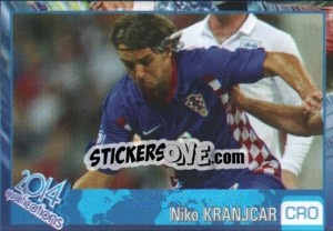 Figurina Niko Kranjcar - Kvalifikacije za svetsko fudbalsko prvenstvo 2014 - G.T.P.R School Shop