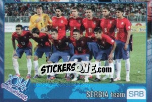Sticker Team - Kvalifikacije za svetsko fudbalsko prvenstvo 2014 - G.T.P.R School Shop