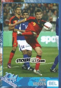 Sticker Jelle Vossen - Kvalifikacije za svetsko fudbalsko prvenstvo 2014 - G.T.P.R School Shop