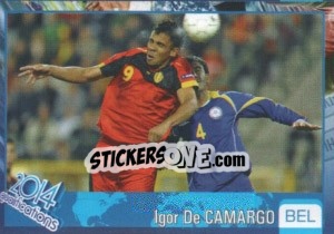 Sticker Igor De Camargo - Kvalifikacije za svetsko fudbalsko prvenstvo 2014 - G.T.P.R School Shop