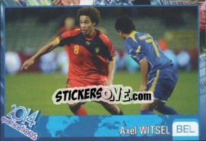 Sticker Axel Witsel - Kvalifikacije za svetsko fudbalsko prvenstvo 2014 - G.T.P.R School Shop
