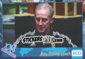 Sticker Billy Stark - Kvalifikacije za svetsko fudbalsko prvenstvo 2014 - G.T.P.R School Shop