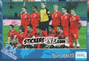 Sticker Team - Kvalifikacije za svetsko fudbalsko prvenstvo 2014 n. 214 - G.T.P.R School Shop