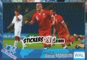 Sticker Steve Morison - Kvalifikacije za svetsko fudbalsko prvenstvo 2014 - G.T.P.R School Shop