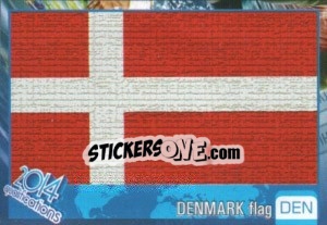 Sticker Flag - Kvalifikacije za svetsko fudbalsko prvenstvo 2014 n. 222 - G.T.P.R School Shop