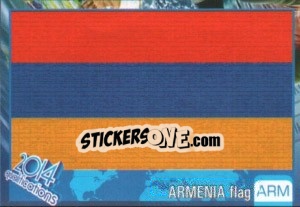 Cromo Flag - Kvalifikacije za svetsko fudbalsko prvenstvo 2014 n. 225 - G.T.P.R School Shop
