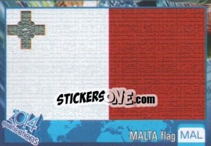 Cromo Flag - Kvalifikacije za svetsko fudbalsko prvenstvo 2014 n. 226 - G.T.P.R School Shop