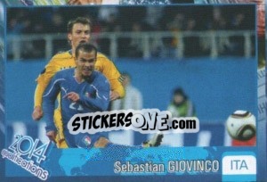 Sticker Sebastian Giovinco - Kvalifikacije za svetsko fudbalsko prvenstvo 2014 n. 235 - G.T.P.R School Shop
