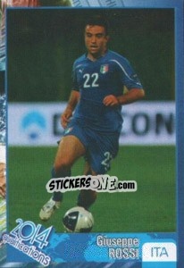 Sticker Giuseppe Rossi - Kvalifikacije za svetsko fudbalsko prvenstvo 2014 - G.T.P.R School Shop