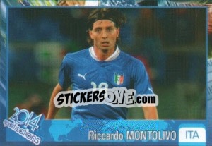 Sticker Riccardo Montolivo - Kvalifikacije za svetsko fudbalsko prvenstvo 2014 - G.T.P.R School Shop