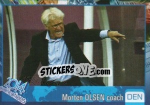 Sticker Morten Olsen - Kvalifikacije za svetsko fudbalsko prvenstvo 2014 n. 249 - G.T.P.R School Shop