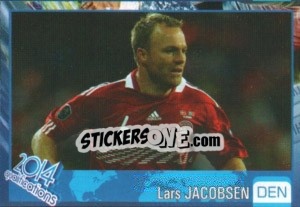 Sticker Lars Jacobsen - Kvalifikacije za svetsko fudbalsko prvenstvo 2014 - G.T.P.R School Shop