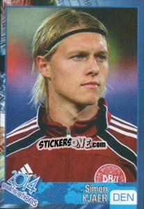 Sticker Simon Kjaer - Kvalifikacije za svetsko fudbalsko prvenstvo 2014 n. 255 - G.T.P.R School Shop