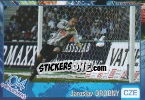 Sticker Jaroslav Drobny - Kvalifikacije za svetsko fudbalsko prvenstvo 2014 - G.T.P.R School Shop