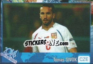 Sticker Tomas Sivok - Kvalifikacije za svetsko fudbalsko prvenstvo 2014 - G.T.P.R School Shop
