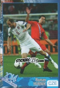 Sticker Roman Hubnik - Kvalifikacije za svetsko fudbalsko prvenstvo 2014 - G.T.P.R School Shop