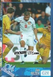 Sticker Jan Rezek - Kvalifikacije za svetsko fudbalsko prvenstvo 2014 - G.T.P.R School Shop