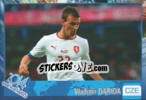 Sticker Vladimir Darida - Kvalifikacije za svetsko fudbalsko prvenstvo 2014 - G.T.P.R School Shop