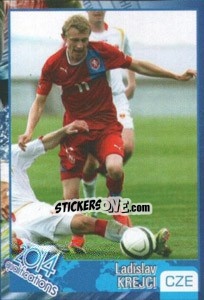 Sticker Ladislav Krejci - Kvalifikacije za svetsko fudbalsko prvenstvo 2014 - G.T.P.R School Shop