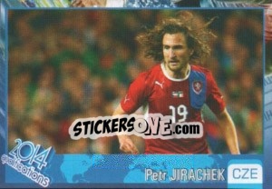 Sticker Petr Jiracek - Kvalifikacije za svetsko fudbalsko prvenstvo 2014 - G.T.P.R School Shop
