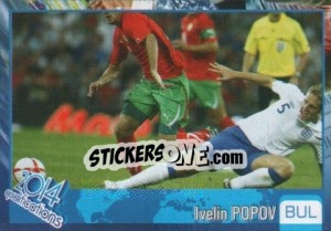 Sticker Ivelin Popov - Kvalifikacije za svetsko fudbalsko prvenstvo 2014 - G.T.P.R School Shop