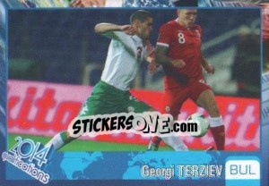 Sticker Georgi Terziev - Kvalifikacije za svetsko fudbalsko prvenstvo 2014 - G.T.P.R School Shop