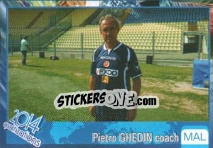 Sticker Pietro Ghedin - Kvalifikacije za svetsko fudbalsko prvenstvo 2014 - G.T.P.R School Shop