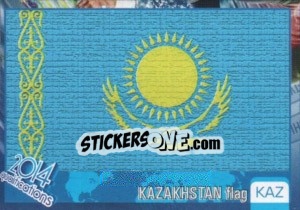 Cromo Flag - Kvalifikacije za svetsko fudbalsko prvenstvo 2014 n. 317 - G.T.P.R School Shop