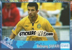 Sticker Behrang Safari - Kvalifikacije za svetsko fudbalsko prvenstvo 2014 - G.T.P.R School Shop