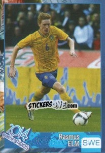 Sticker Rasmus Elm - Kvalifikacije za svetsko fudbalsko prvenstvo 2014 - G.T.P.R School Shop